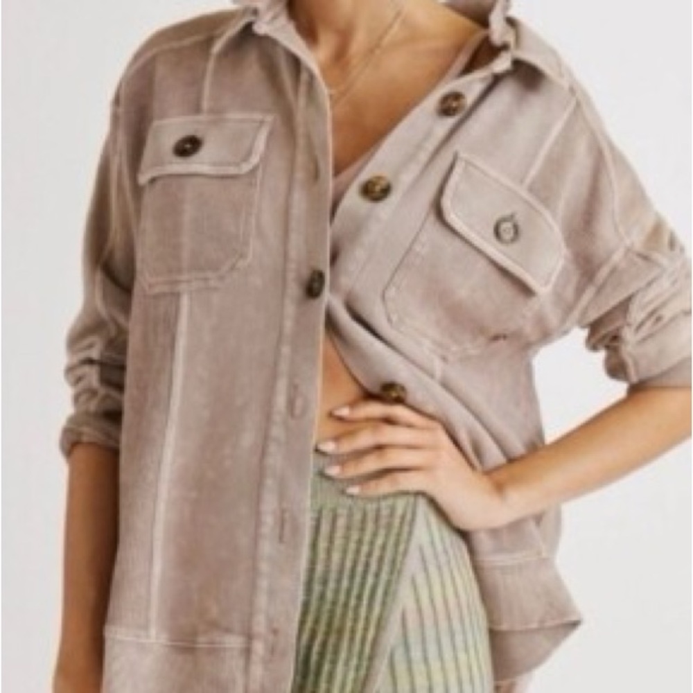 Pilcro Light Brown Utility Jacket